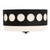 Crystorama - KIR-B8100-BF - Two Light Flush Mount - Kirby - Black Forged