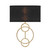 Crystorama - LRL-992-VG-BK - Two Light Wall Sconce - Laurel - Vibrant Gold