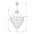 Lucille Six Light Chandelier (LUC-A9066-SA)