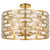 Crystorama - MER-4866-GA_CEILING - Six Light Semi Flush Mount - Meridian - Antique Gold