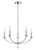 Crystorama - MIL-8005-PN - Five Light Chandelier - Mila - Polished Nickel