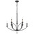 Crystorama - MIL-8009-BK - Nine Light Chandelier - Mila - Black