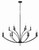 Crystorama - MIL-8015-BK - 15 Light Chandelier - Mila - Black