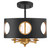 Odelle Four Light Semi Flush Mount (ODE-700-BK-GA_CEILING)
