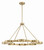Crystorama - ORS-738-MG - Eight Light Pendant - Orson - Modern Gold