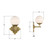 Orly One Light Wall Sconce (ORY-1001-AG-WH)