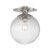 Crystorama - ORY-1003-PN-CL - One Light Semi Flush Mount - Orly - Polished Nickel