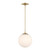 Orly One Light Pendant (ORY-1007-AG-WH)
