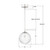 Orly One Light Pendant (ORY-1007-PN-CL)