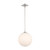 Crystorama - ORY-1007-PN-WH - One Light Pendant - Orly - Polished Nickel