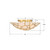Palla Three Light Semi Flush Mount (PAL-524-GA)