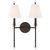 Riverdale Two Light Wall Sconce (RIV-383-DB)