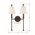 Riverdale Two Light Wall Sconce (RIV-383-DB)