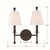 Riverdale Two Light Wall Sconce (RIV-383-DB)