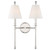 Crystorama - RIV-383-PN - Two Light Wall Sconce - Riverdale - Polished Nickel