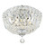 Crystorama - ROS-A1003-CH-CL-MWP - Three Light Flush Mount - Roslyn - Polished Chrome
