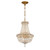 Crystorama - ROS-A1006-AG-CL-MWP - Five Light Chandelier - Roslyn - Aged Brass
