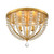 Roxy Three Light Flush Mount (ROX-A9000-GA)