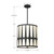 Royston Four Light Pendant (ROY-805-BK)