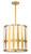 Crystorama - ROY-805-GA - Four Light Pendant - Royston - Antique Gold