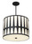 Royston Five Light Pendant (ROY-809-BK)