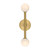 Crystorama - TRL-2801-LG - LED Bath - Terrell - Luxe Gold