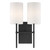 Crystorama - VER-242-BF - Two Light Wall Sconce - Veronica - Black Forged