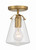Crystorama - VSS-7002-LG_CEILING - One Light Semi Flush Mount - Voss - Luxe Gold