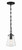 Crystorama - VSS-7002-MK - One Light Mini Pendant - Voss - Matte Black