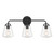 Crystorama - VSS-7013-MK - Three Light Bath - Voss - Matte Black