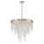Crystorama - WIN-216-SA-CL-MWP - Six Light Chandelier - Winfield - Antique Silver