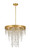 Crystorama - WIN-615-GA-CL-MWP - Five Light Chandelier - Winham - Antique Gold