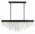 Crystorama - WIN-619-BF-CL-MWP - Eight Light Chandelier - Winham - Black Forged