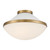 Crystorama - XAN-8002-VG-WH - Two Light Flush Mount - Xander - Vibrant Gold