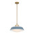 Crystorama - XAN-8006-VG-BL - One Light Pendant - Xander - Vibrant Gold