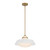 Crystorama - XAN-8006-VG-WH - One Light Pendant - Xander - Vibrant Gold