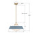 Xander Three Light Pendant (XAN-8009-VG-BL)