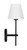 Xavier One Light Wall Sconce (XAV-B8321-MK)