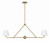 Crystorama - XAV-B9302-VG-WH - Two Light Chandelier - Xavier - Vibrant Gold