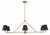 Crystorama - XAV-B9306-VG - Six Light Chandelier - Xavier - Vibrant Gold