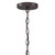 Zucca Four Light Chandelier (ZUC-A9034-EB-GA)