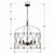 Zucca Six Light Chandelier (ZUC-A9035-EB-GA)