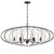 Zucca Six Light Chandelier (ZUC-A9036-EB-GA)