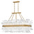 Fredrick Ramond - FR46915BNG - LED Linear Pendant - Fleur - Burnished Gold