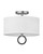 Hinkley - 41906BN - LED Foyer Pendant - Link Off White - Brushed Nickel