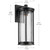 Barras One Light Outdoor Wall Mount (59024BKDS)