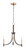Maxim - 21523BZAB - Three Light Chandelier - Lyndon - Bronze / Antique Brass