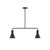 manufacturer_finish:Black|manufacturer_glass:8 Flare|light_source:Incandescent or LED equivalent|light_output:Unspecified|color_temperature:Unspecified|cri:Unspecified