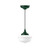 Montclair Light Works - PEF021-42-C21 - One Light Pendant - Schoolhouse - Forest Green