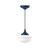 Montclair Light Works - PEF021-50-C02 - One Light Pendant - Schoolhouse - Navy